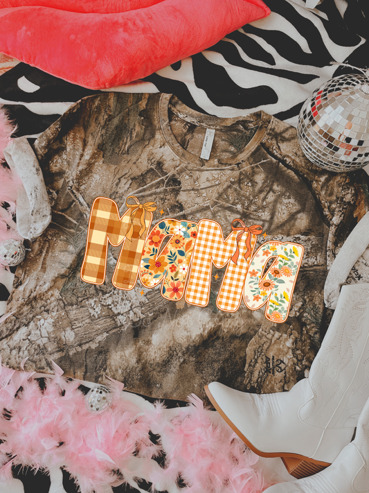 Floral Fall Mama DTF Graphics