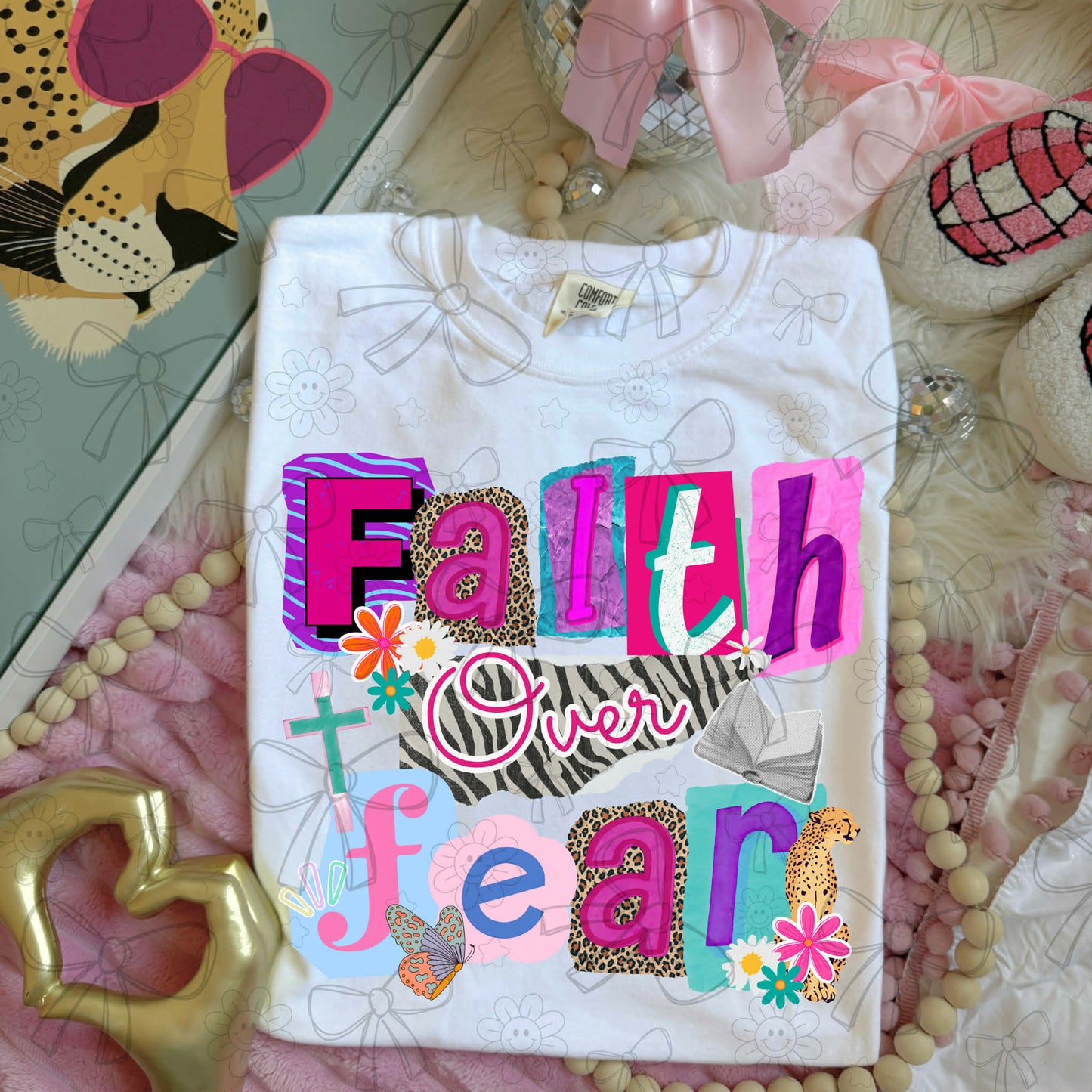 Faith Over Fear DTF Graphics
