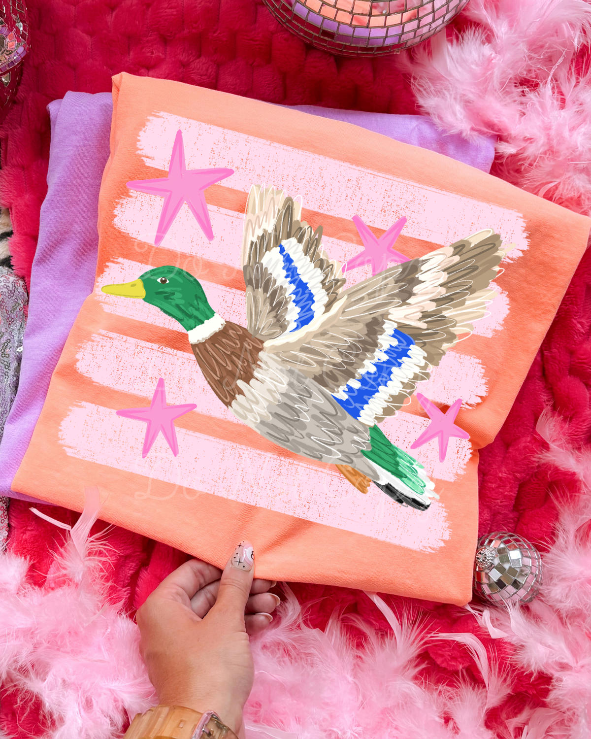 Preppy Duck DTF Graphics