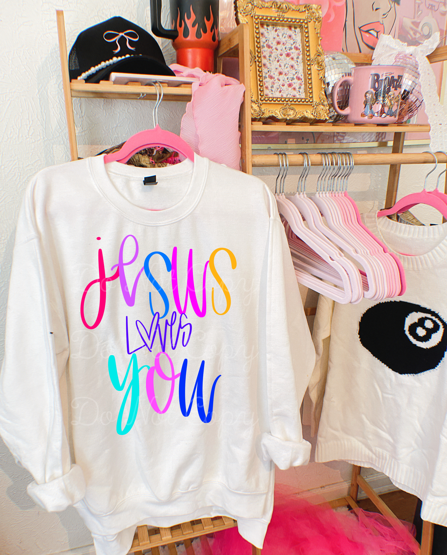 Jesus Loves You DTF Graphics