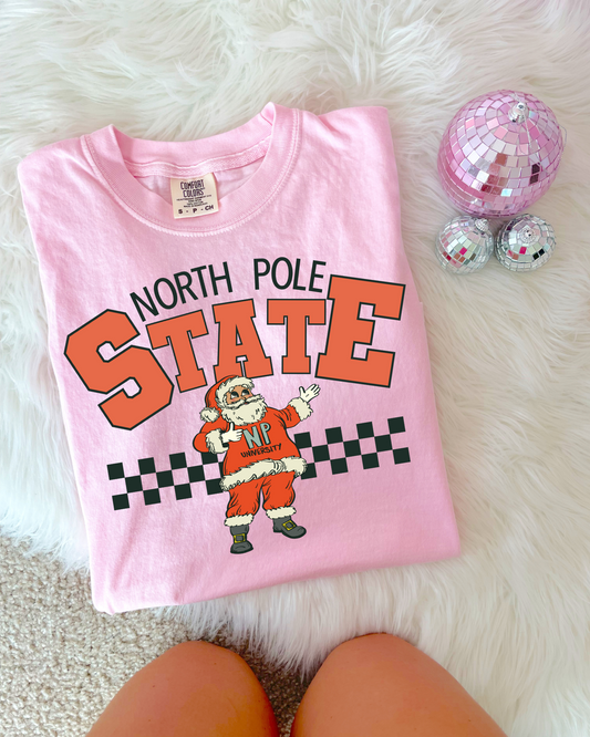 North Pole State DTF Graphics