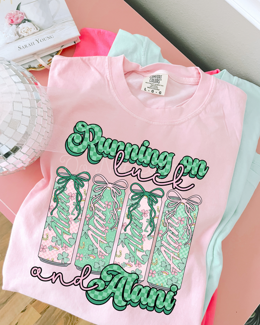 Running On Luck DTF Graphics