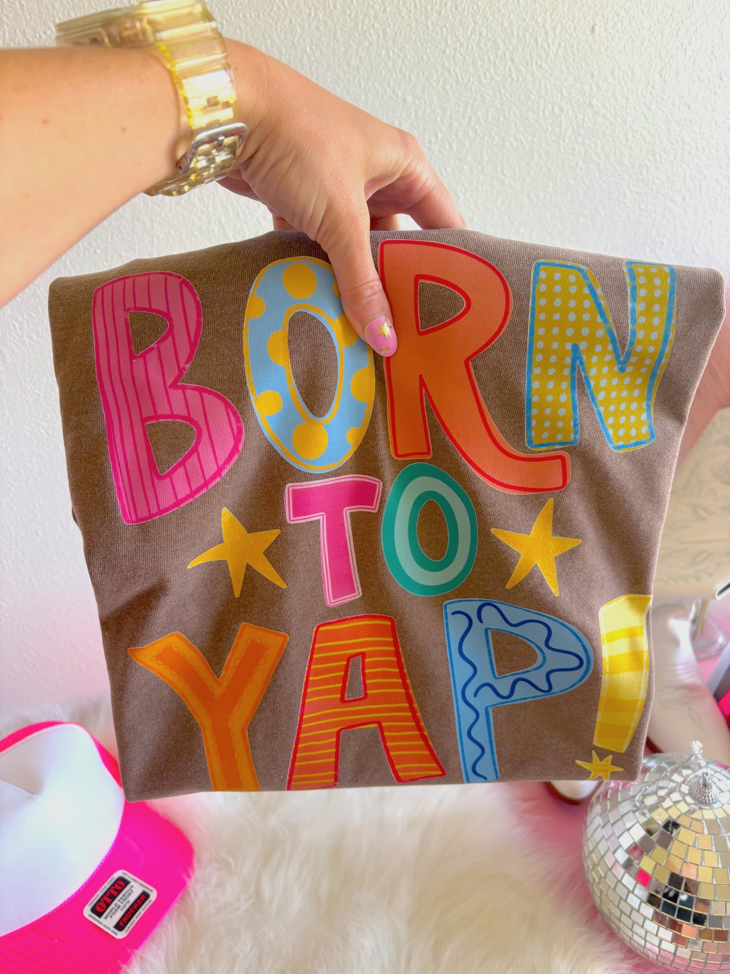 Born To Yap DTF Graphics