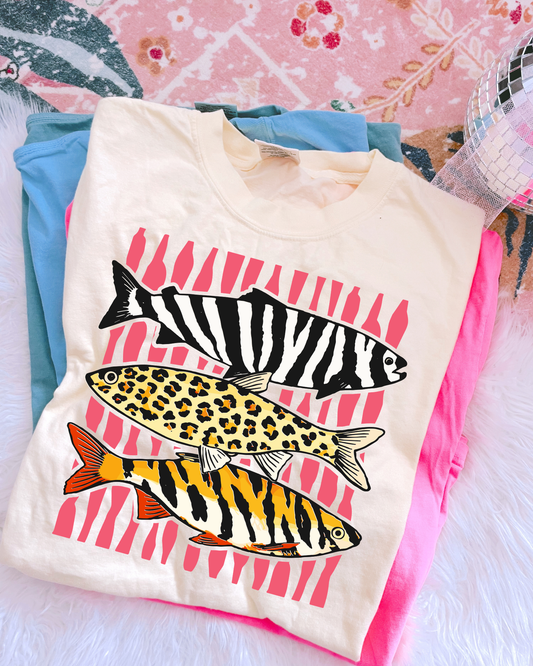 Preppy Fish DTF Graphics
