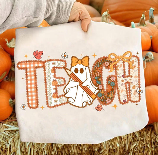 Halloween Teach DTF Graphics