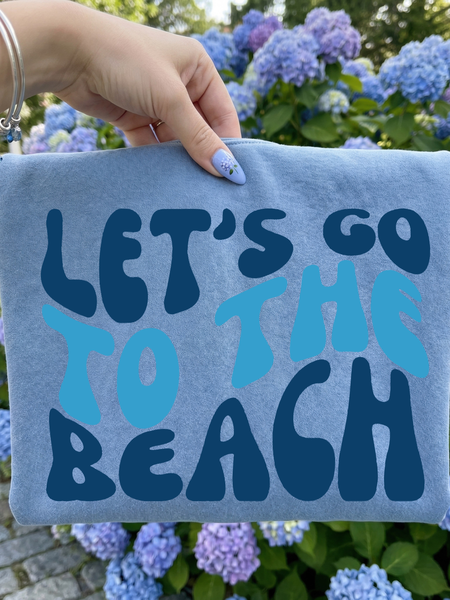 Let's Go To The Beach DTF Graphics