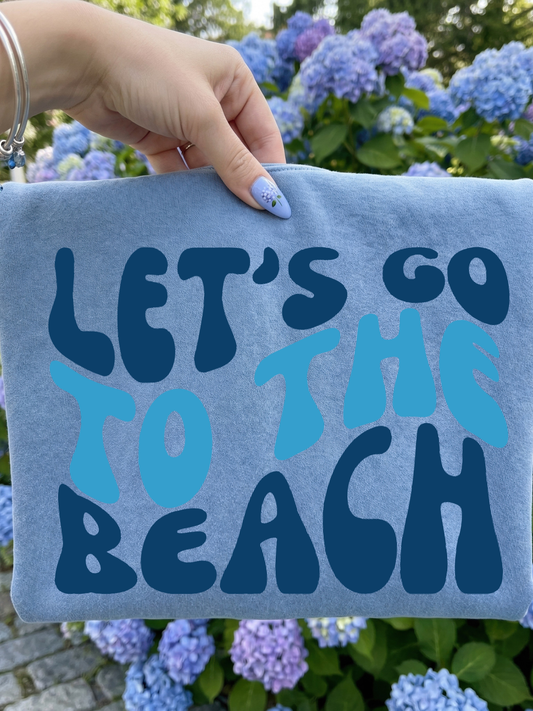 Let's Go To The Beach DTF Graphics