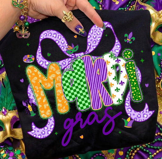 Mardi Gras DTF Graphics
