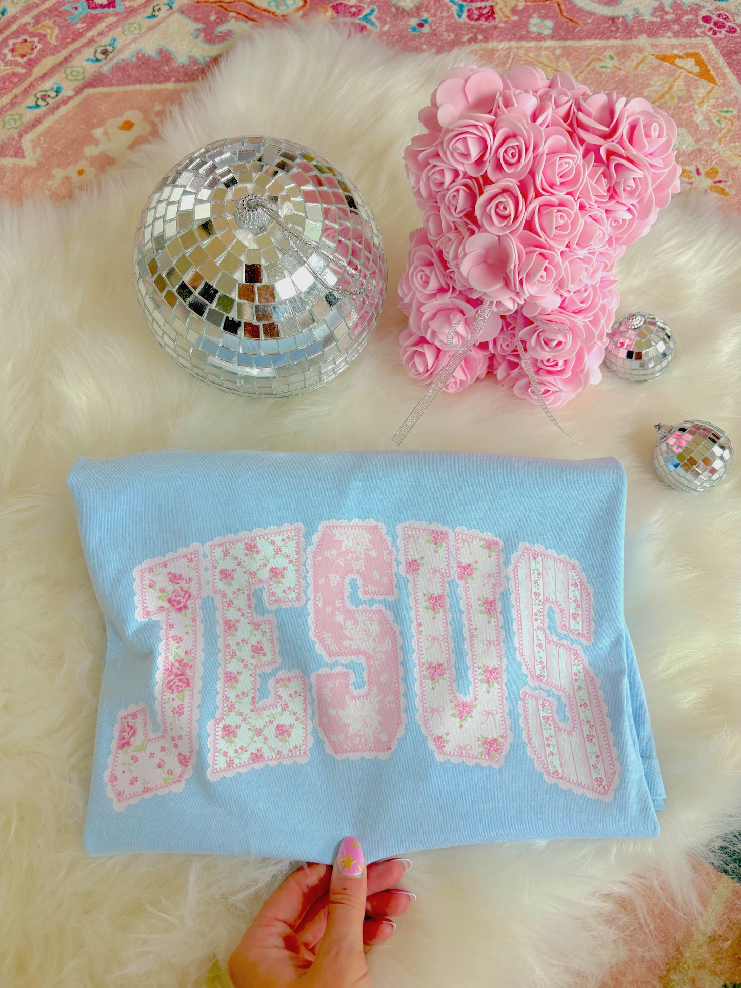 Pastel Jesus DTF Graphics