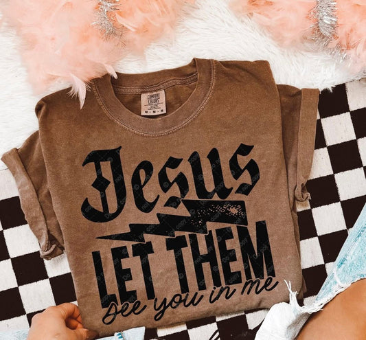 Jesus Let Them DTF Graphics