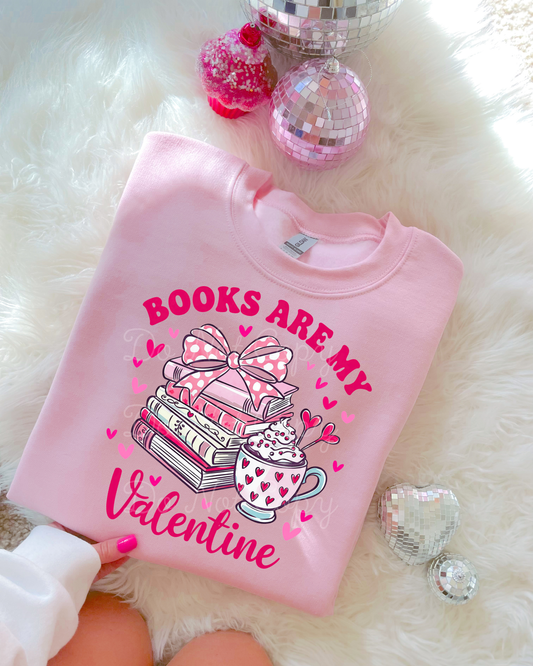 Books Are My Valentine DTF Graphics