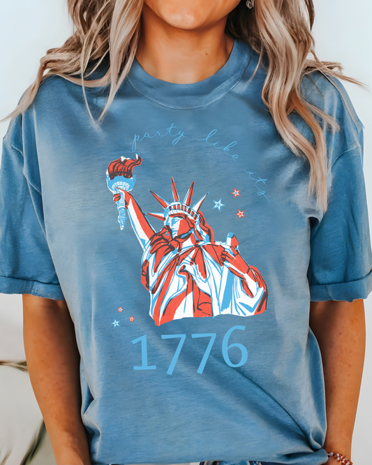 Party Like It’s 1776 Patriotic DTF Graphics