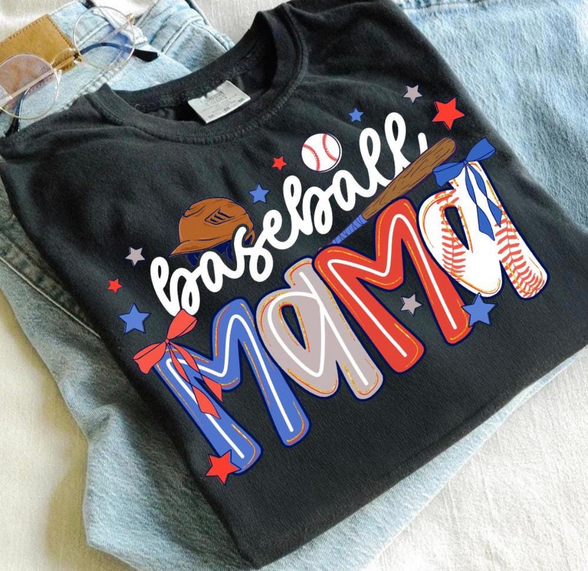 Baseball Mama DTF Graphics