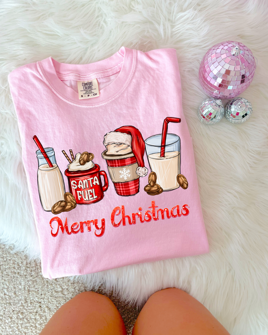 Merry Christmas Drinks DTF Graphics