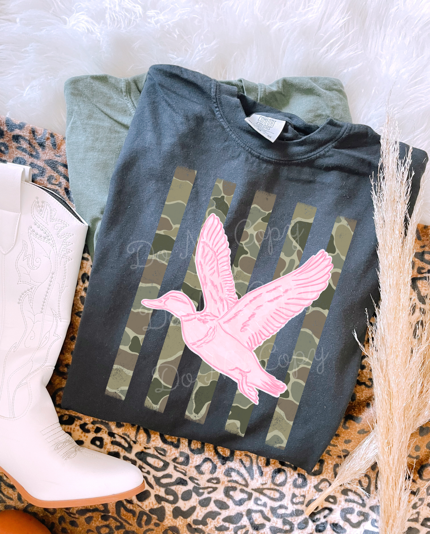 Duck Camo Stripes DTF Graphics