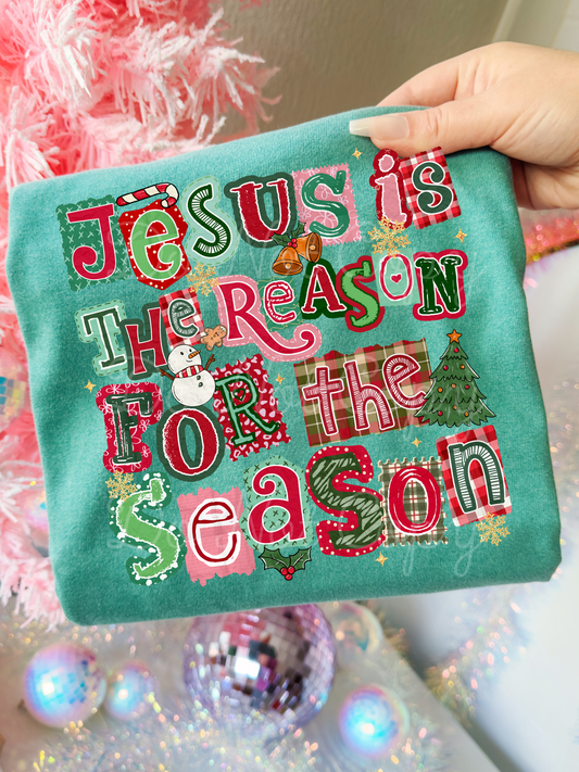 Jesus is The Reason For The Season DTF Graphics