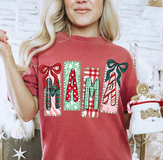 Christmas Mama DTF Graphics