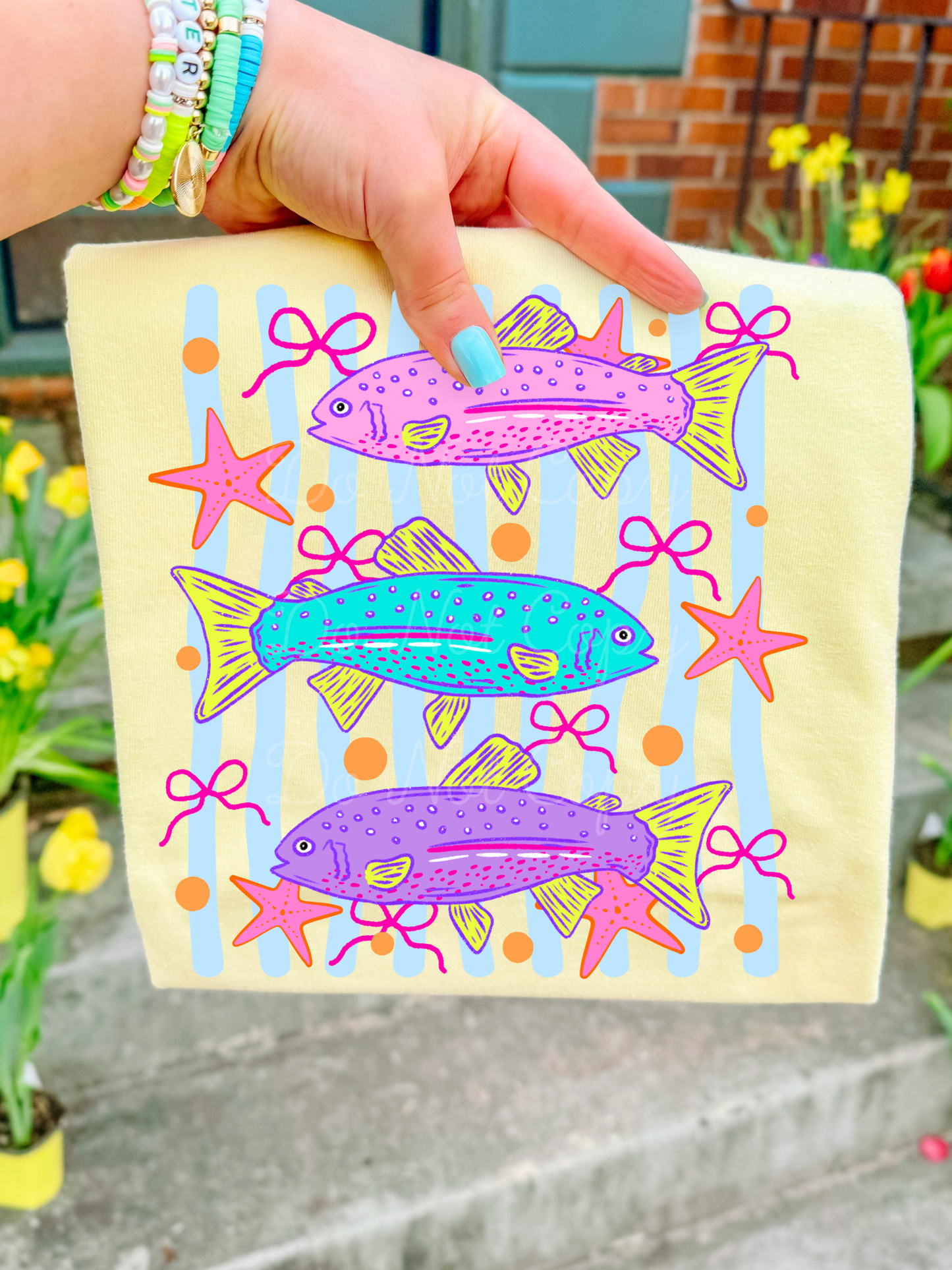 Fish Stripes DTF Graphics