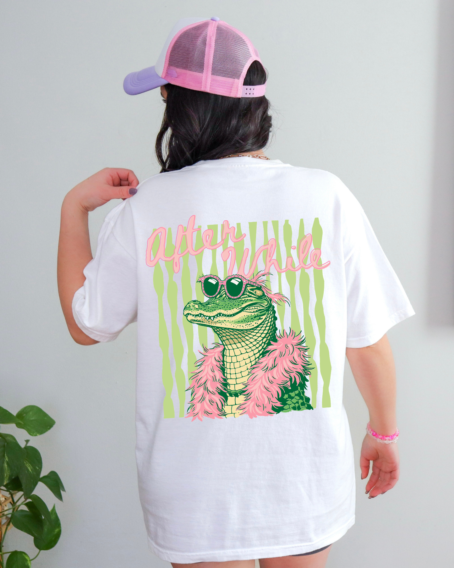 After While Crocodile (on back) DTF Graphics