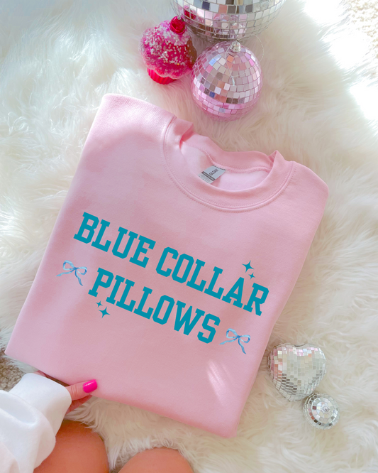 Blue Collar Pillows DTF Graphics