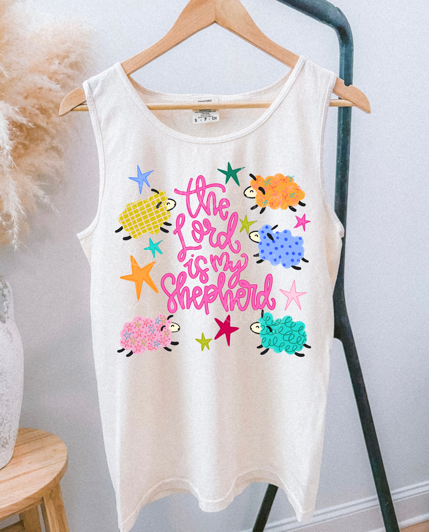 The Lord Is My Shepherd DTF Tank Top