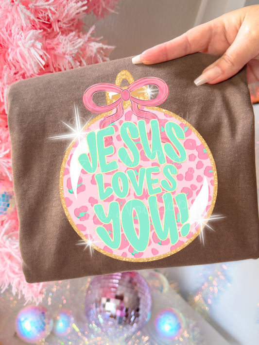 Jesus Loves You DTF Graphics