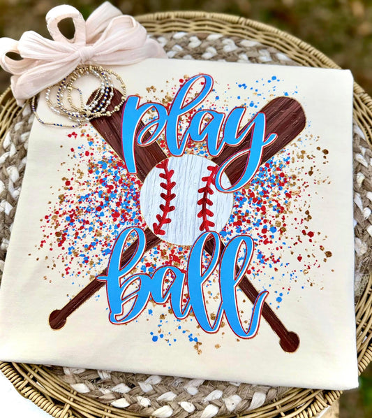 Play Ball DTF Graphics