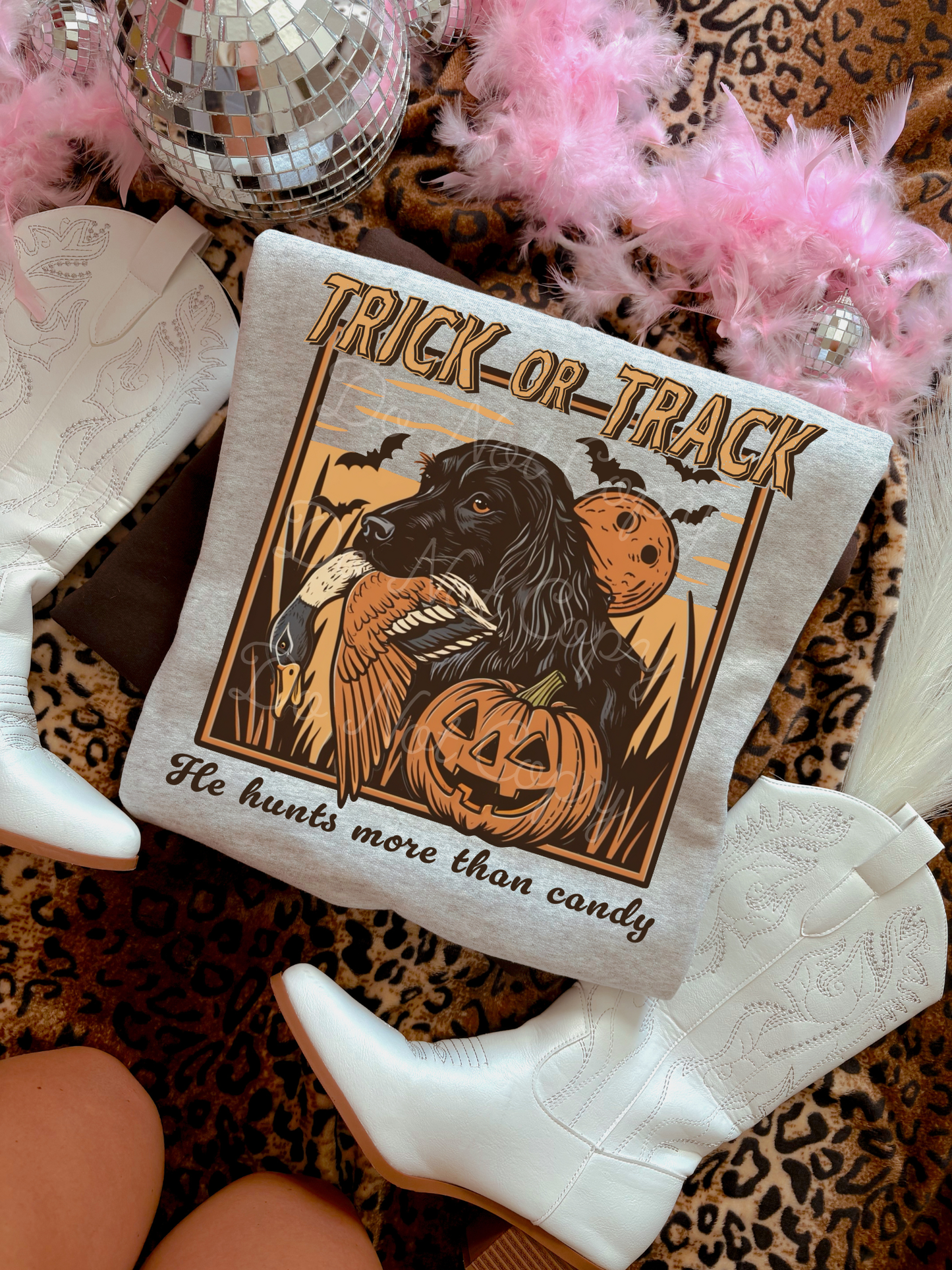 Trick Or Track DTF Graphics