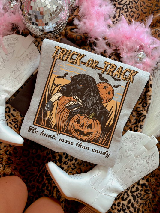 Trick Or Track DTF Graphics