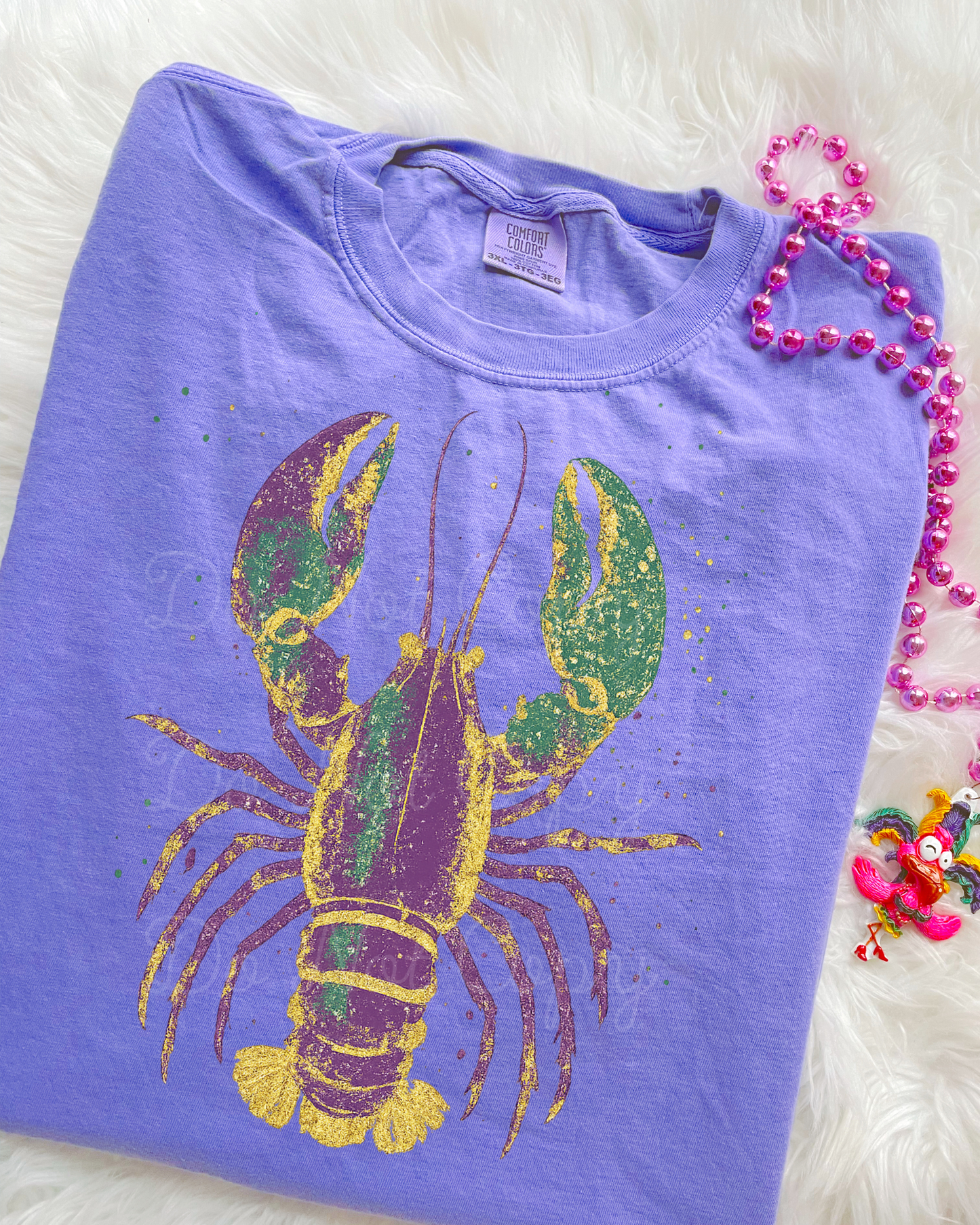 Mardi Gras Crawfish DTF Graphics