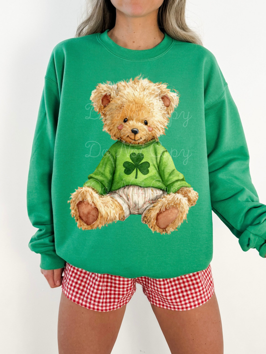 Lucky Teddy Bear DTF Graphics