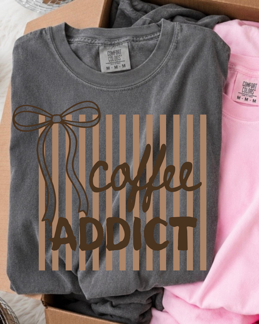 Coffee Addict DTF Graphics