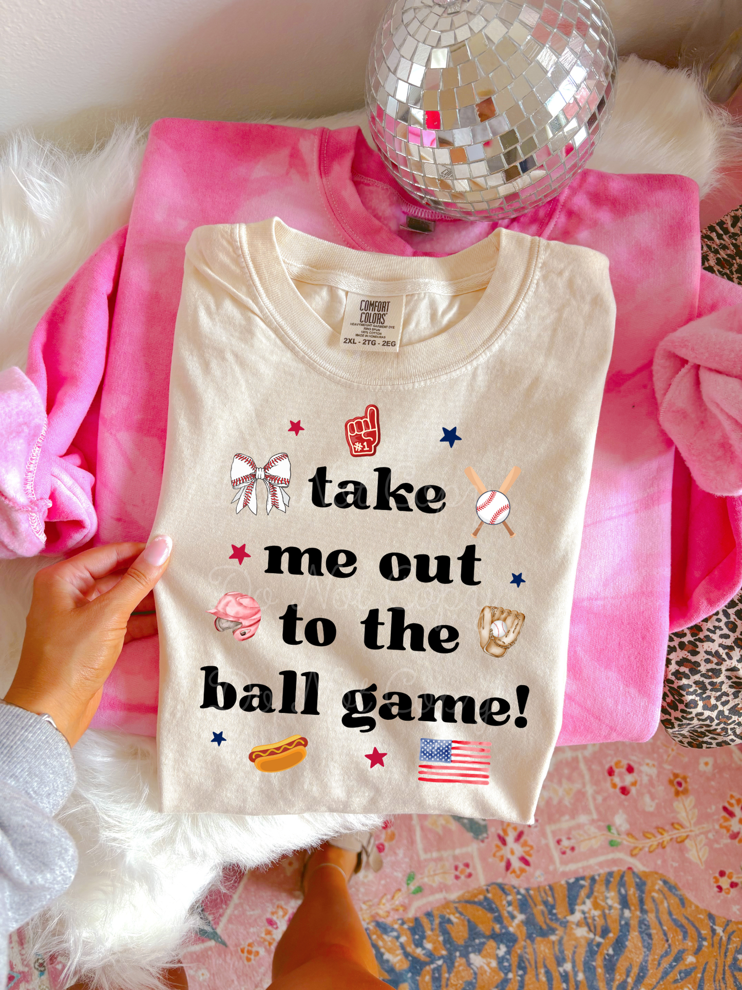 Take Me Out To The Ball Game DTF Graphics