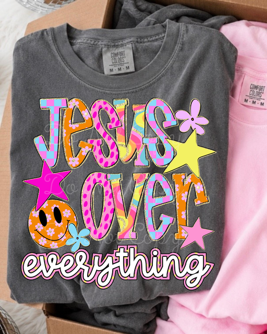 Jesus Over Everything DTF Graphics