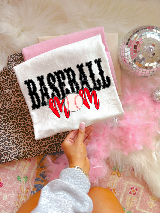 Baseball Mom DTF Graphics