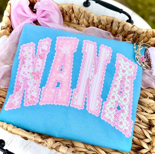 Pastel Nana DTF Graphics