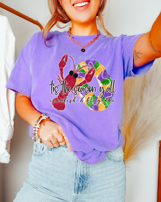Mardi Gras Tis The Season DTF Graphics