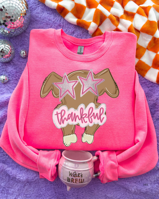 Thankful Turkey DTF Graphics