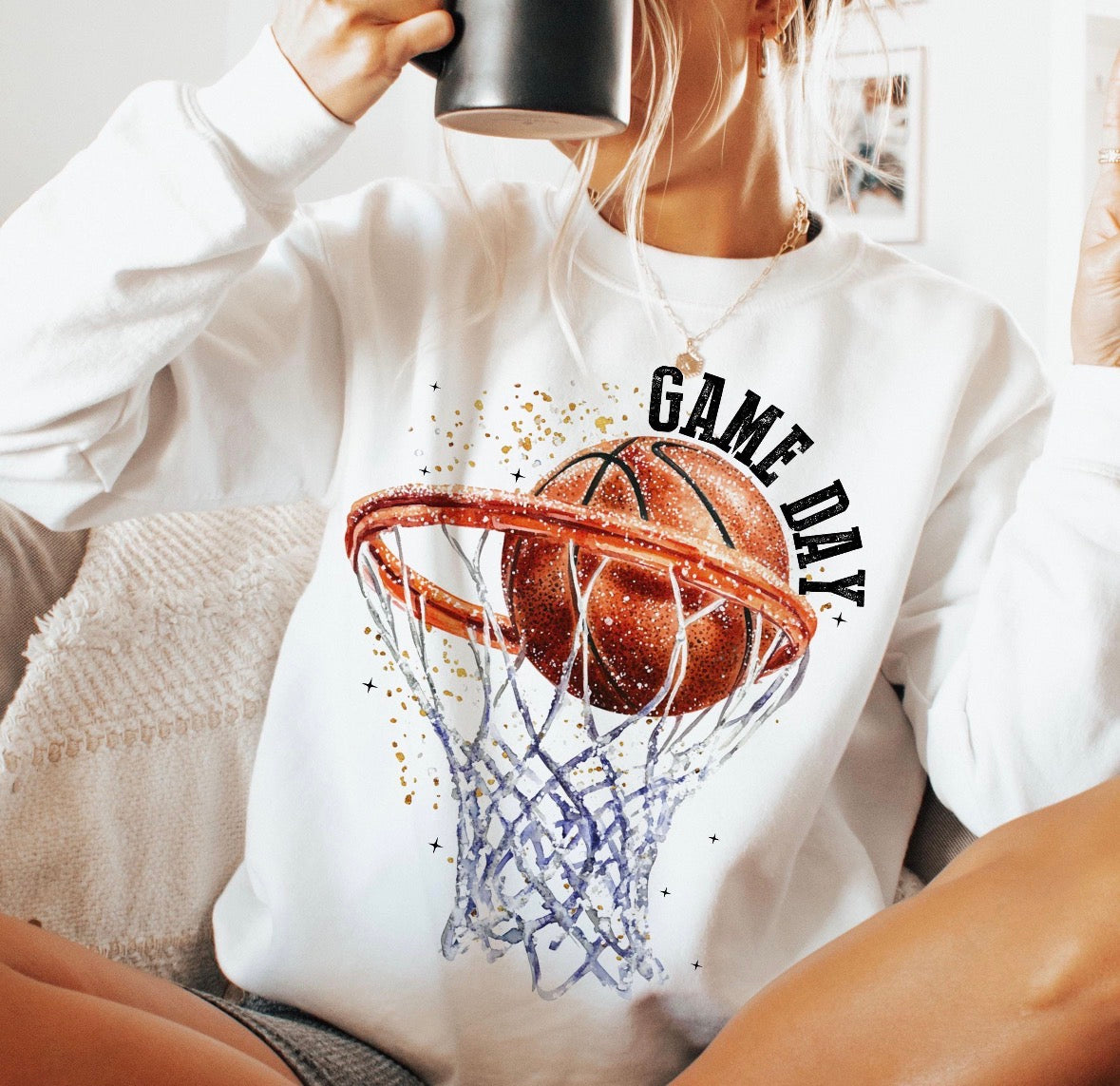 Game Day Basketball DTF Graphics