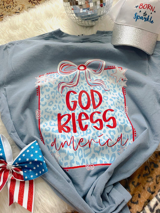 God Bless America (front & back) DTF Graphics