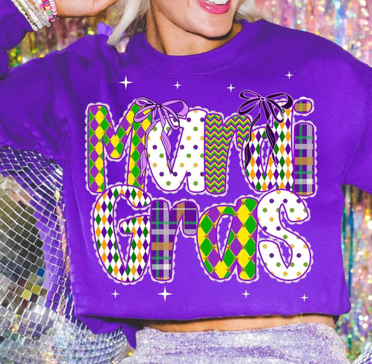 Mardi Gras DTF Graphics