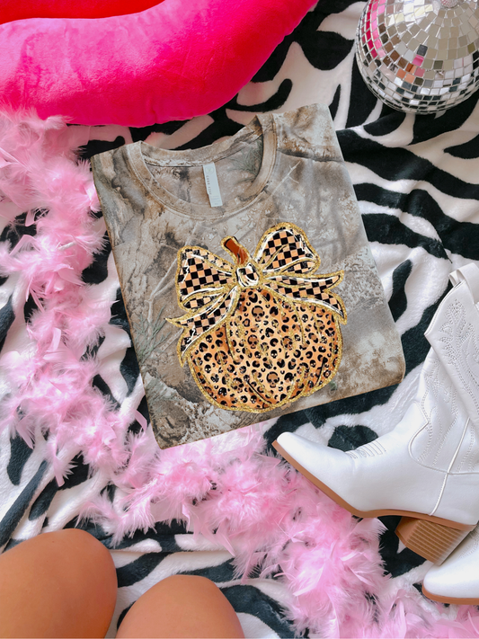 Leopard Pumpkin DTF Graphics
