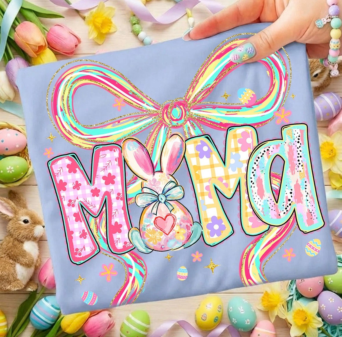 Easter Mama DTF Graphics