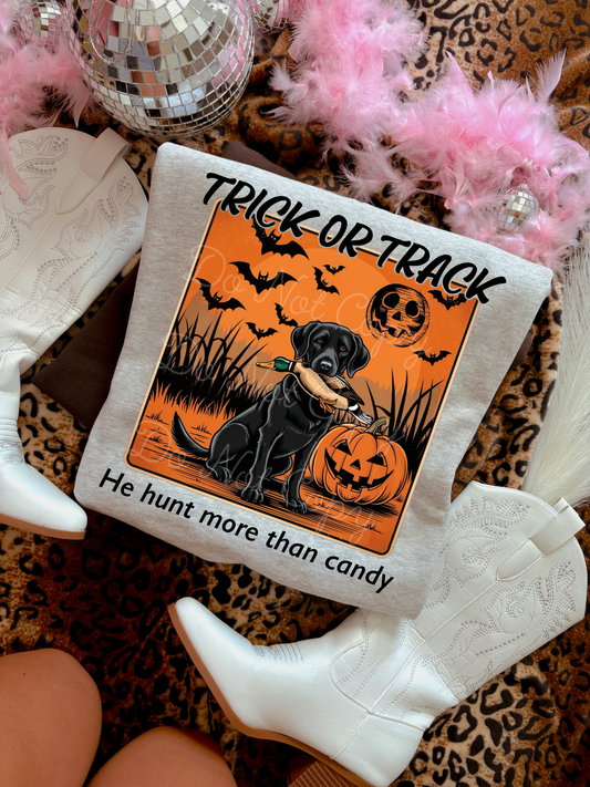 Trick Or Track DTF Graphics