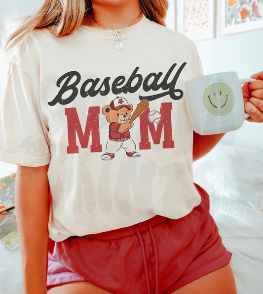 Baseball Mom DTF Graphics