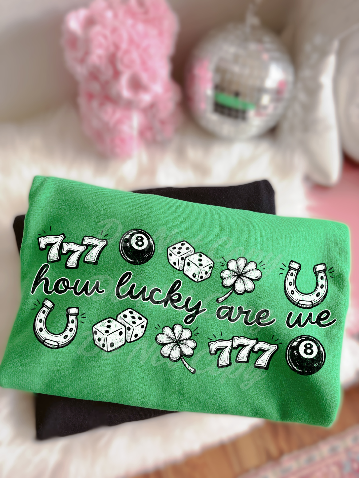 How Lucky Are We DTF Graphics