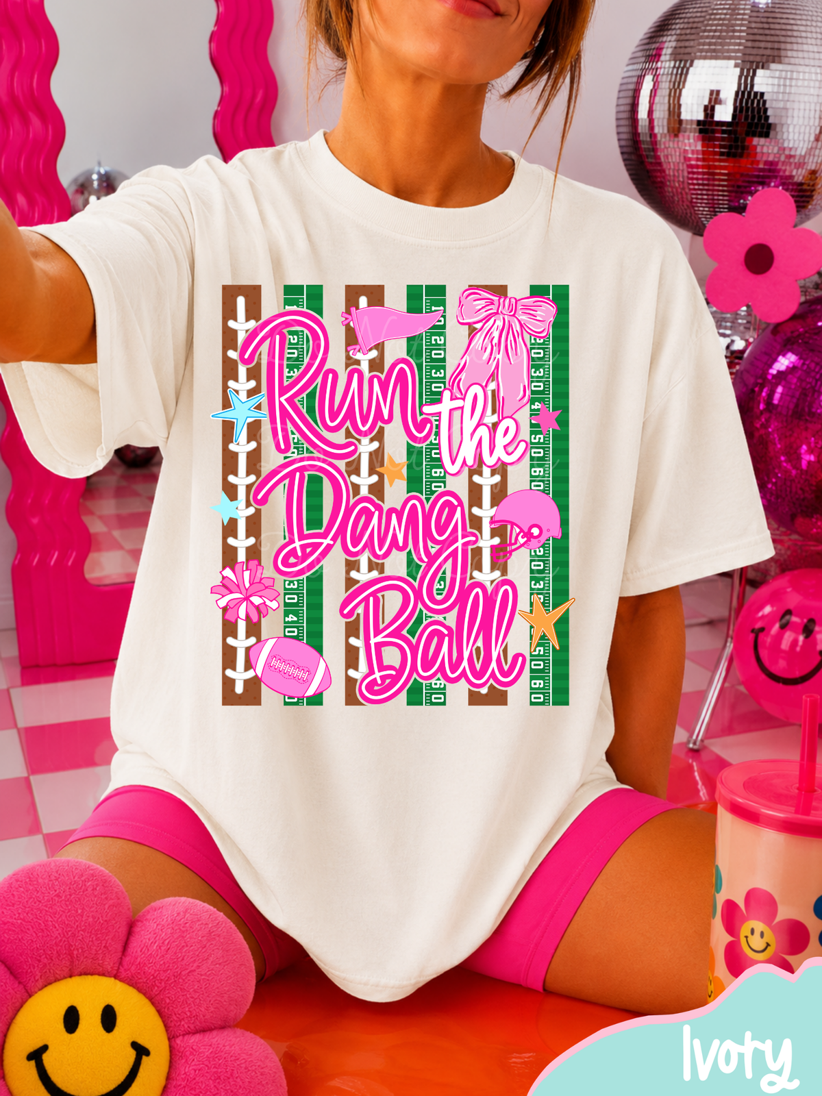 Run The Dang Ball DTF Graphics