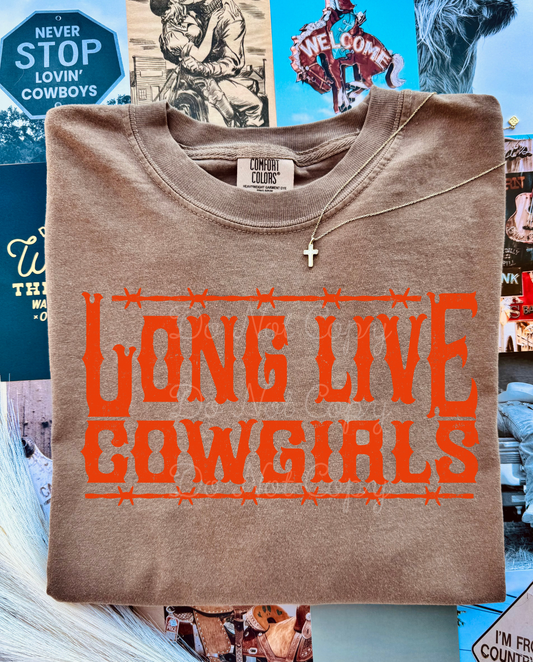Long Live Cowgirls DTF Graphics