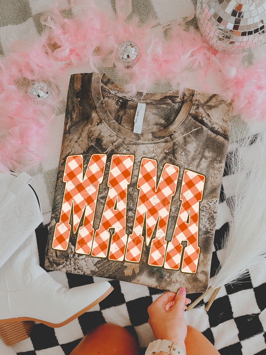 Orange Mama DTF Graphics