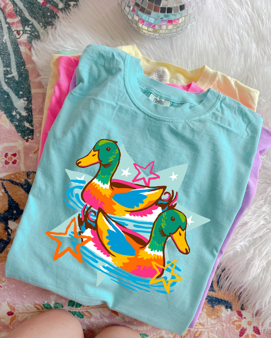 Preppy Duck DTF Graphics